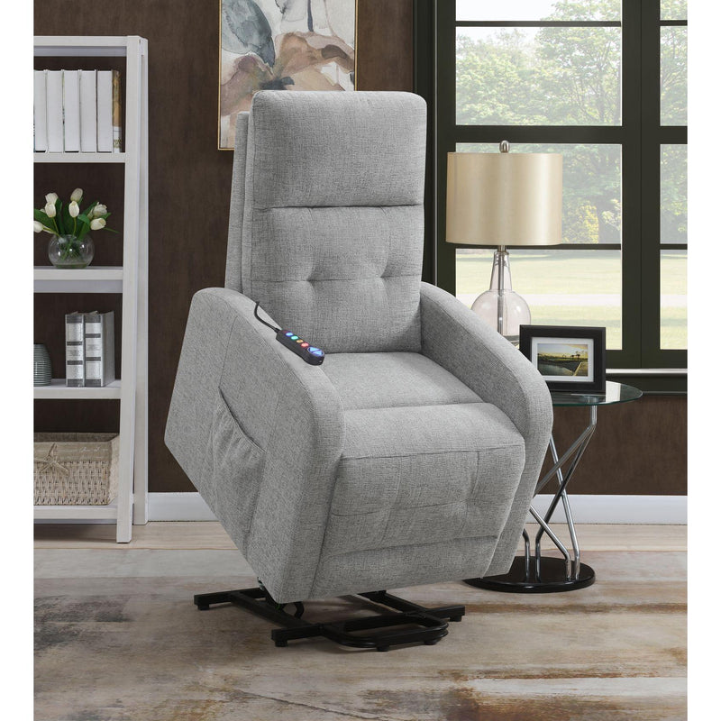 Coaster Furniture Fabric Lift Chair with Heat and Massage 609402P IMAGE 13