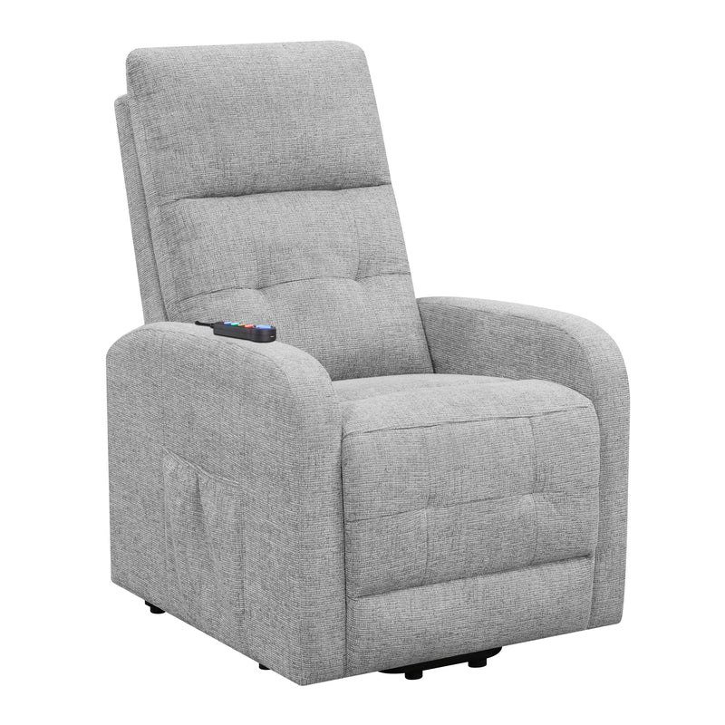 Coaster Furniture Fabric Lift Chair with Heat and Massage 609402P IMAGE 2