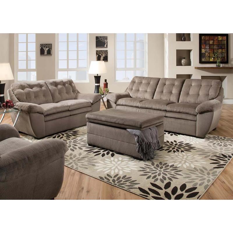 Acme Furniture Devyn Stationary Fabric Sofa 51020 IMAGE 2