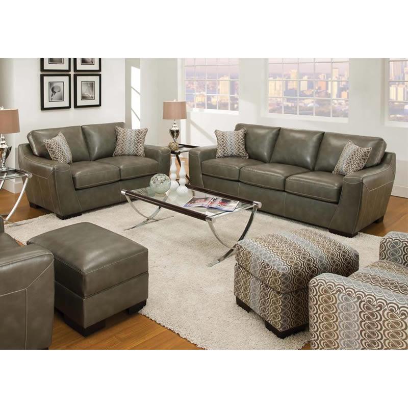 Acme Furniture Morell Stationary Bonded Leather Loveseat 50646 IMAGE 2