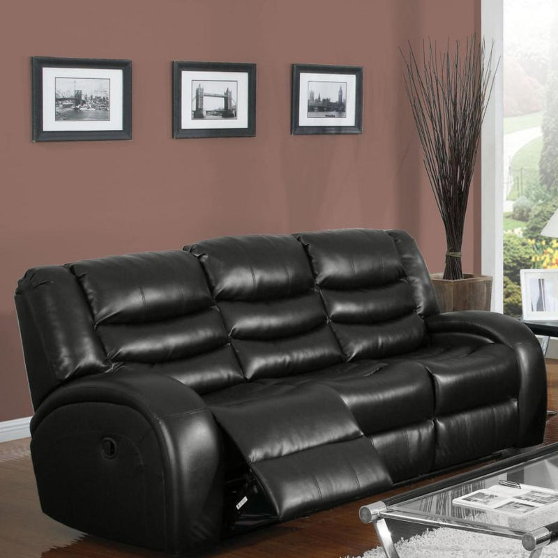 Acme Furniture Dacey Reclining Bonded Leather Match Sofa 50740 IMAGE 2