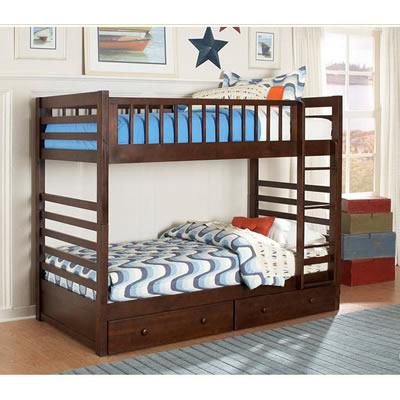 Homelegance Kids Beds Bunk Bed Dreamland Twin/Twin Bunk Bed (B33E-1) IMAGE 1