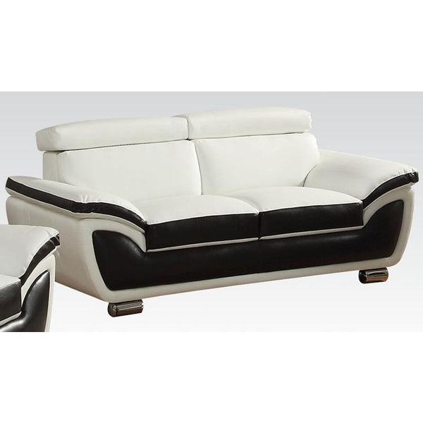 Acme Furniture Olina Stationary Bonded Leather Loveseat 50146 IMAGE 1