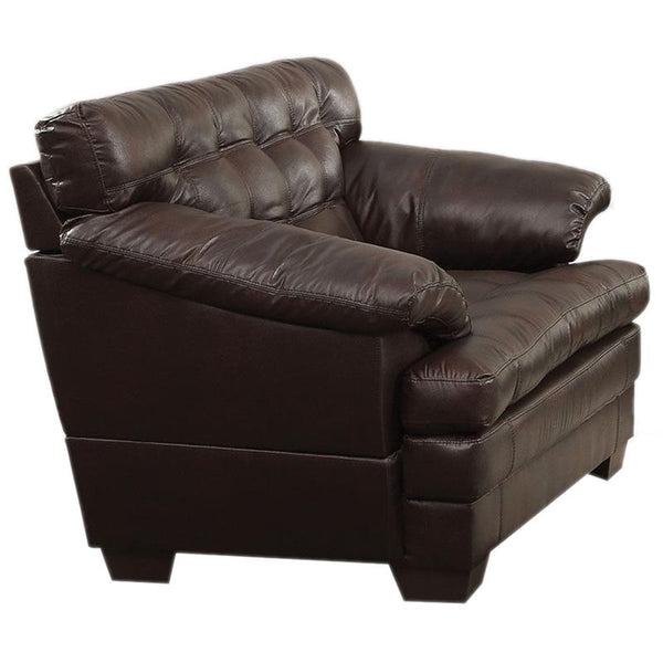 Acme Furniture Nigel Stationary Leather Match Chair 50822 IMAGE 1