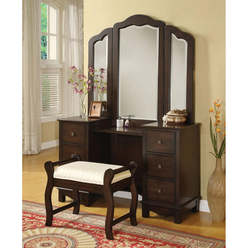 Acme Furniture Annapolis 6-Drawer Vanity Set 06552 IMAGE 2