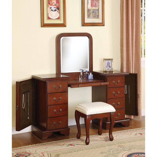 Acme Furniture Louis Philippe 8-Drawer Vanity Set 06565 IMAGE 1