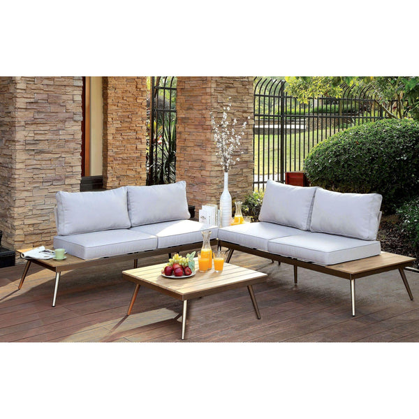 Furniture of America Outdoor Seating Sectionals CM-OS2582-2LV+T IMAGE 1